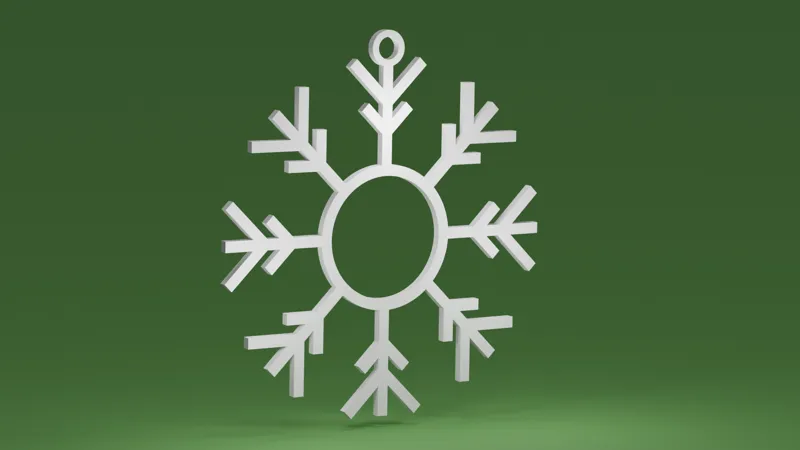 Snowflake 03 (Christmas tree ornament)
