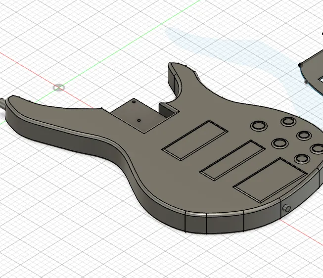 3d printed bass(v1) Basic shape