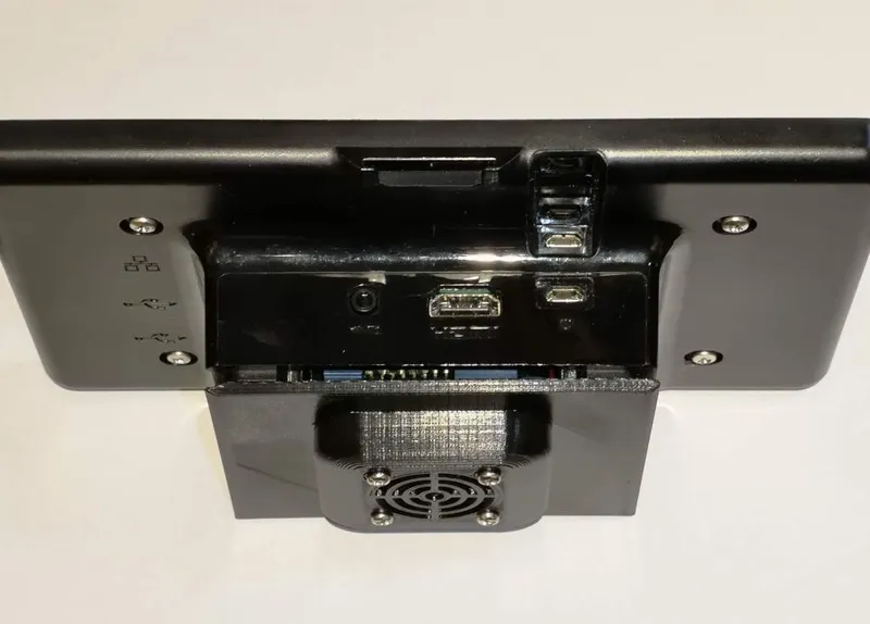 Official Raspberry Pi 7" LCD Case Fan Back Cover