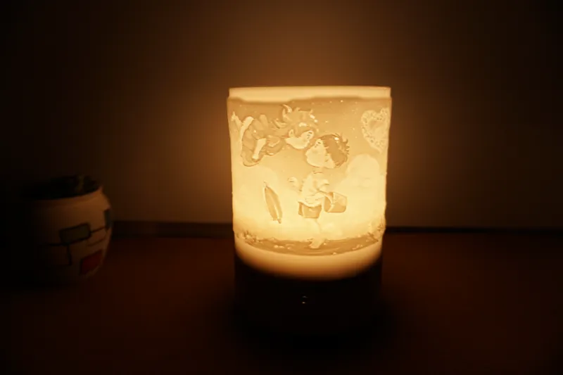 波妞宗介音乐盒灯罩