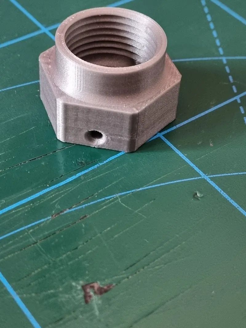 Cap for 1e stage DIN diving regulator
