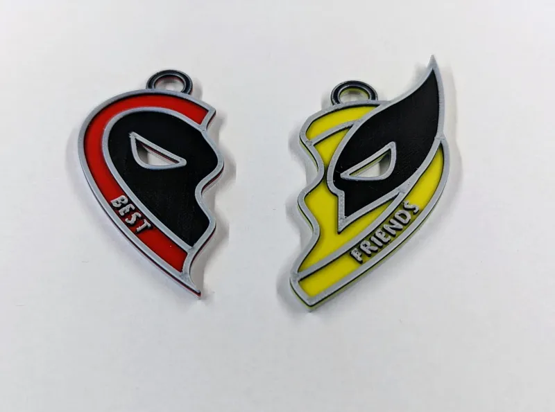 Deadpool And Wolverine Best Friends KeyHolder.