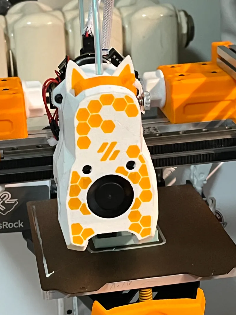 Minisb Hex Face Remix + Cat ears- Voron V0.2//沃龙0.2多色六边形前脸猫猫头