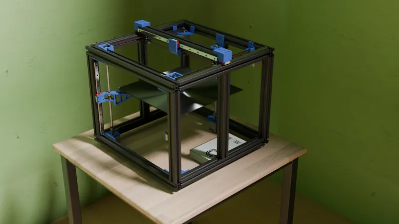 Simple CoreXY printer frame