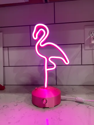 Flamingo Desktop LED Neon Lamp