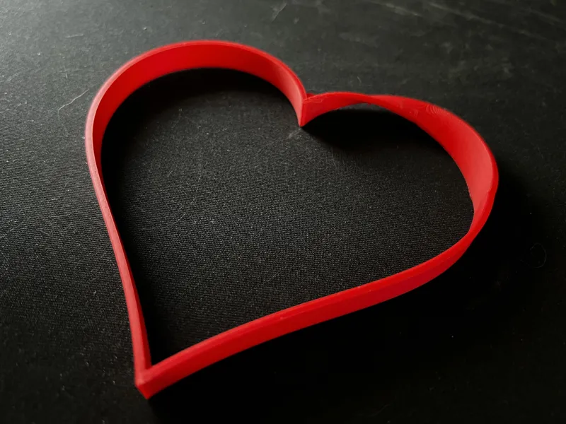 Mobius Strip Ribbon Heart
