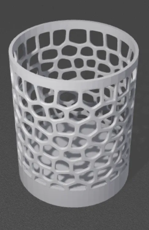 Voronoi pen holder