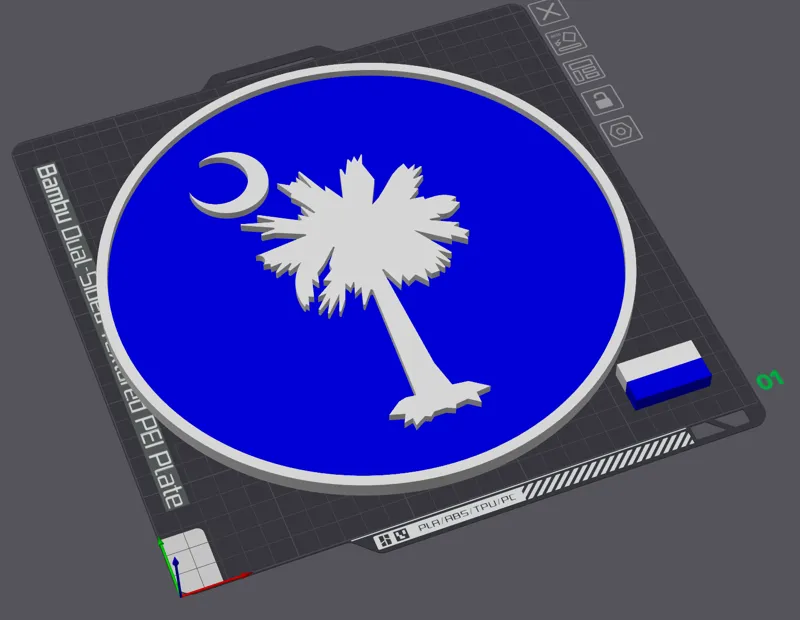South Carolina Palmetto Tree