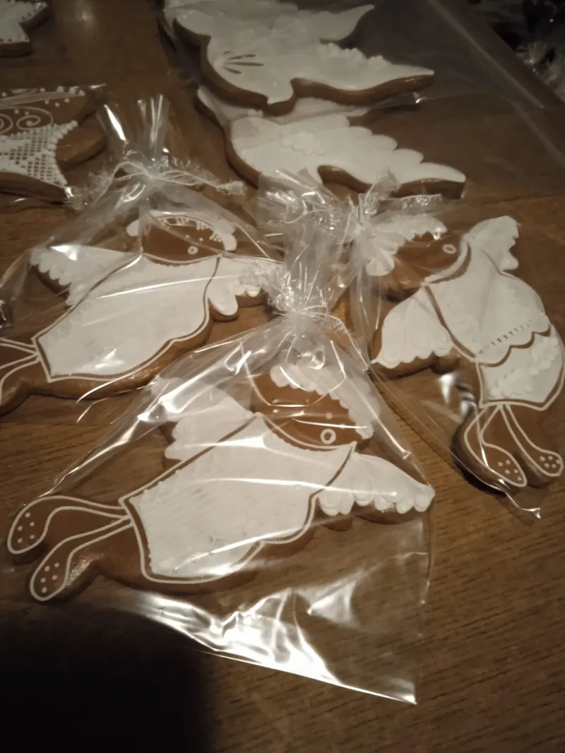 Cookie cutter ANGEL v1 (vykrajovátko na cukroví houpací anděl v1)