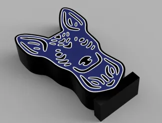 Basenji Dog  light box 