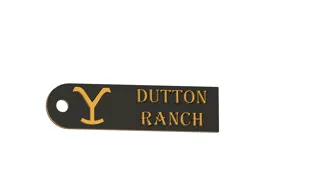 yellowstone key chain