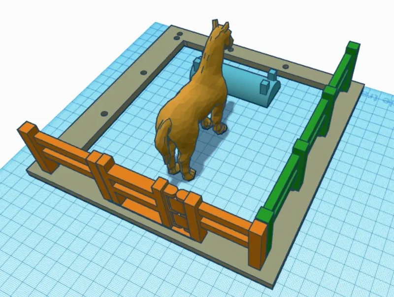 corral para caballos o animales. horse corral