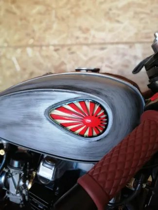 Motorbike Fuel Tank Logo - Sun