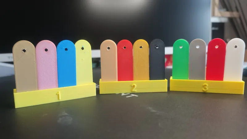 AMS色卡展示牌