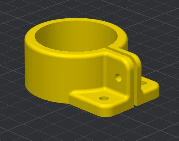 Ikea Adils table leg or 40mm tube shelf bracket.