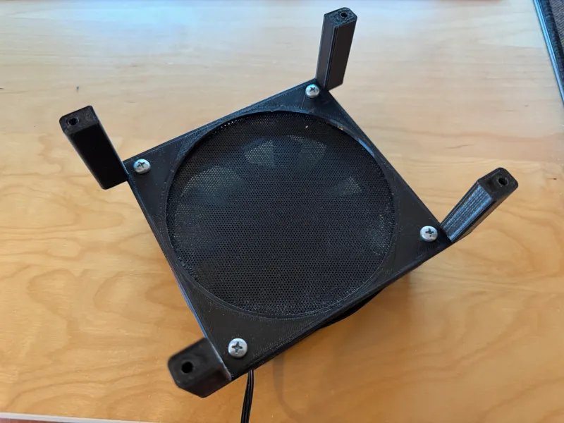 DIN Rail mount for BTT Octopus v1.1 + 120mm Fan Mount
