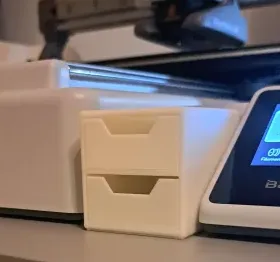 Drawers for the A1 mini (Inbetween the screen and the Y axis)