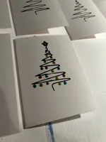 Tampon sapin pour cartes de Noël — photo 1