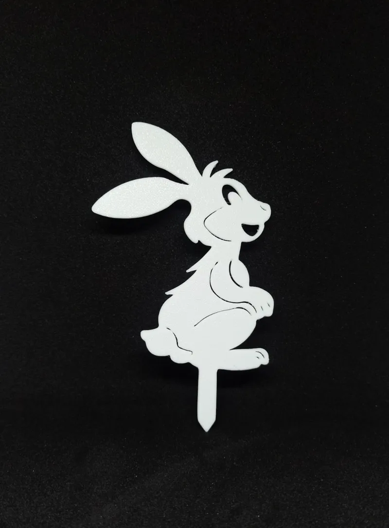 Velikonoční zajíc zápich sedící  / Easter bunny sitting