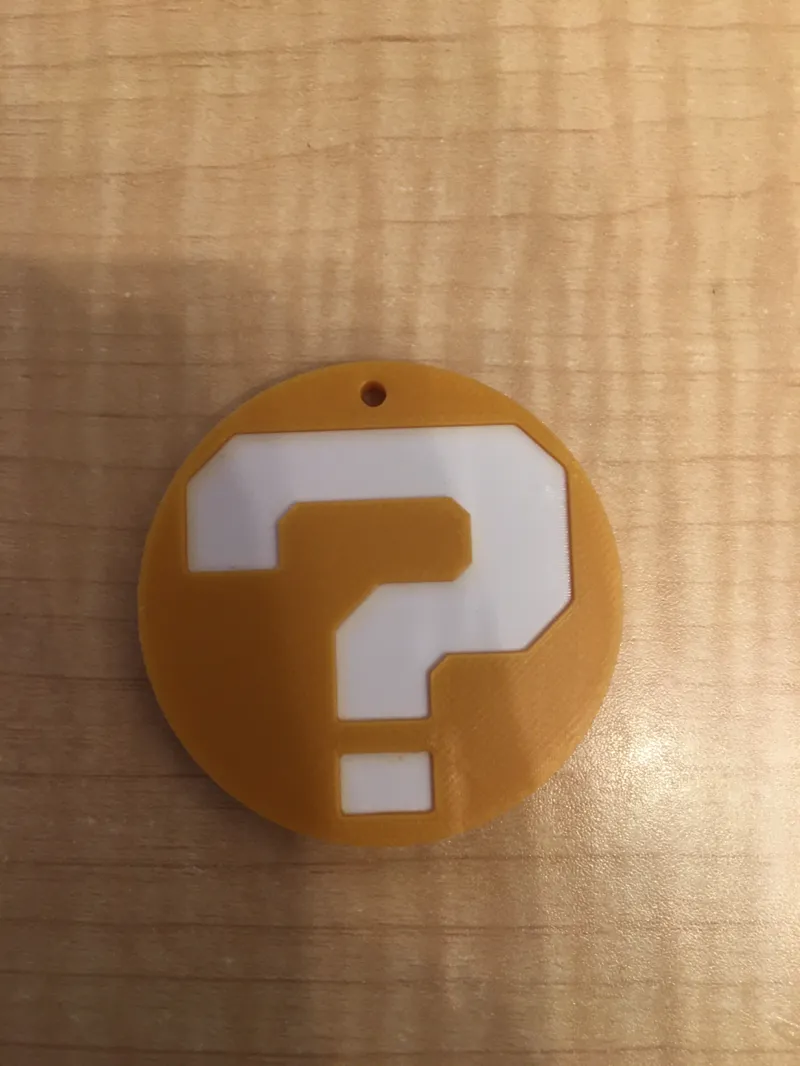 Mario question mark coin