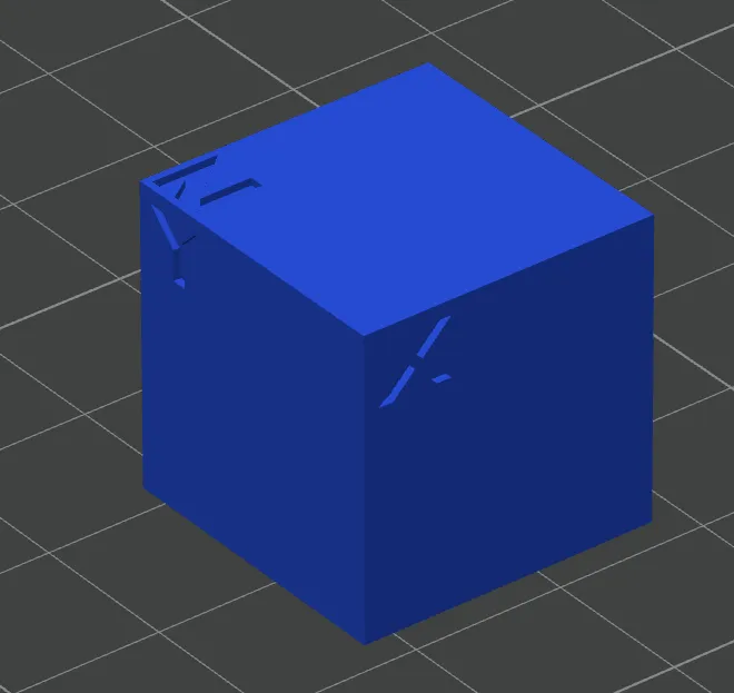 20mm Calibration cube