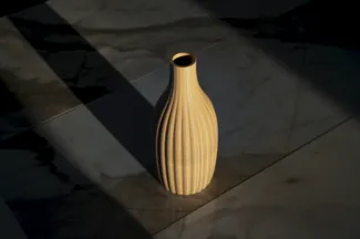 Decorative vase | 3D printing “Blom” | Pampas grass | Dried flowers | Decoration | Eucalyptus