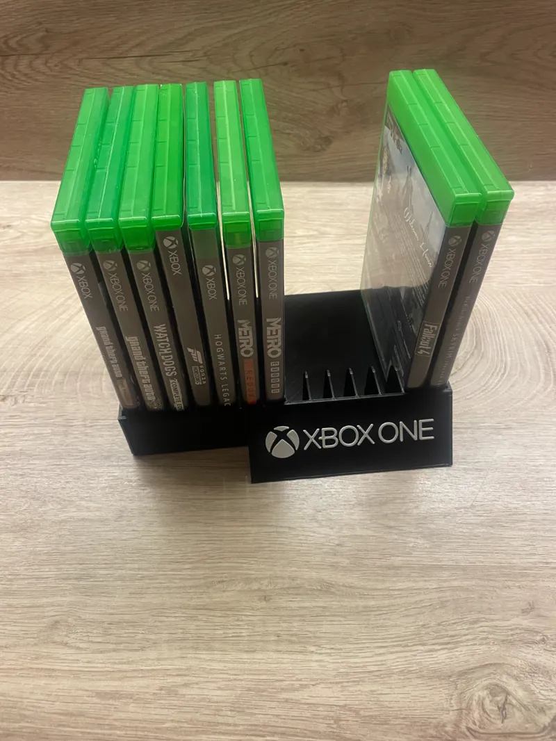 Xbox game holder for XOne and X360