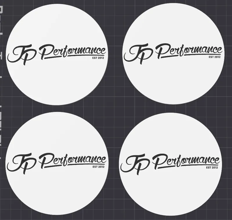 JP Performance Logo Coaster Untersetzer