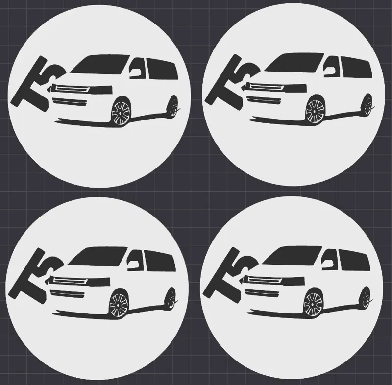 VW T5 Coaster Untersetzer