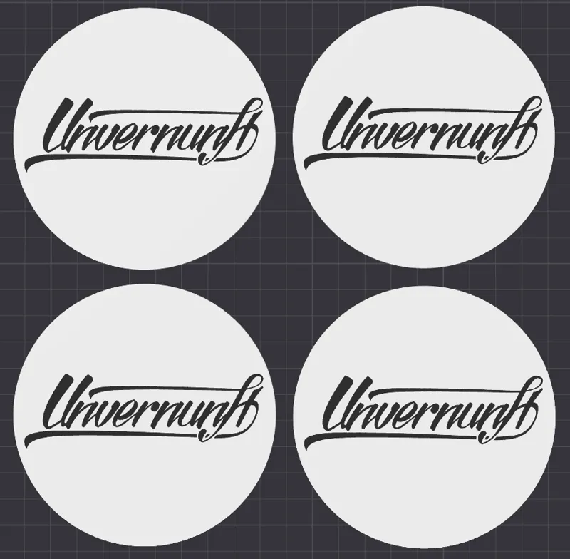 Unvernunft unreasonable Coaster Untersetzer