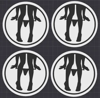 Panty Dropper Coaster Untersetzer