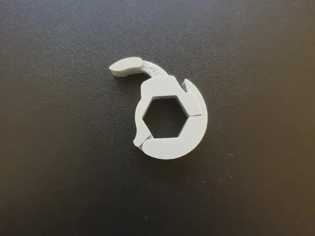FRC Print in Place Locking 0.5in Hex Shaft