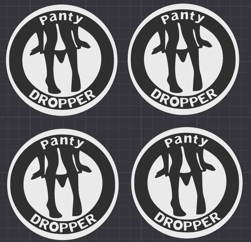 Panty Dropper Coaster Untersetzer