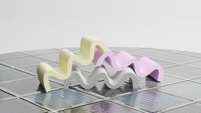 Wavy soap holder, Soap dish
