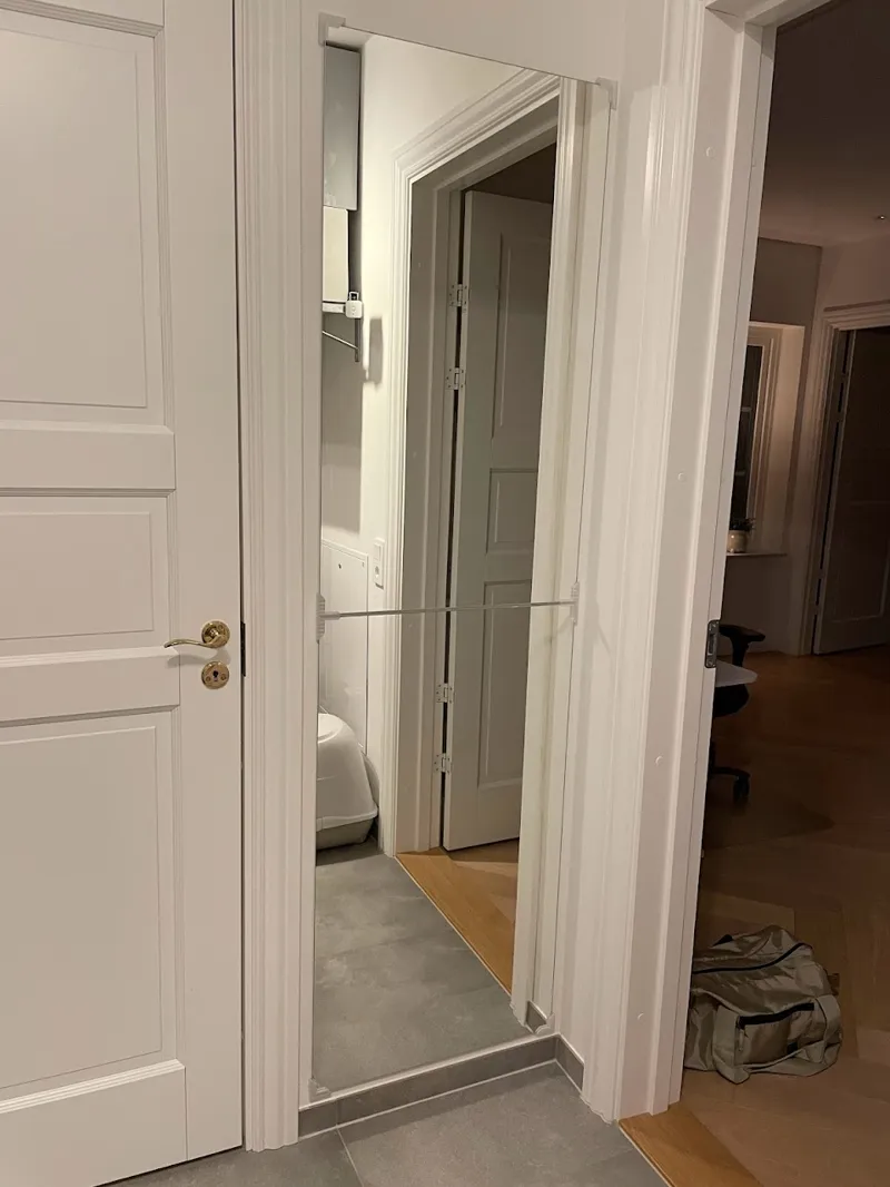 Mirror mount for Ikea AULI Mirror