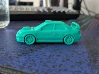 Subaru Impreza WRX STI à roues mobiles — photo 1