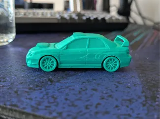 Subaru Impreza WRX STi print in place