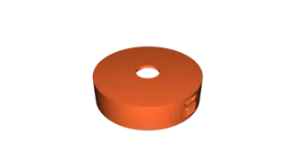 Lithophane lamp base 