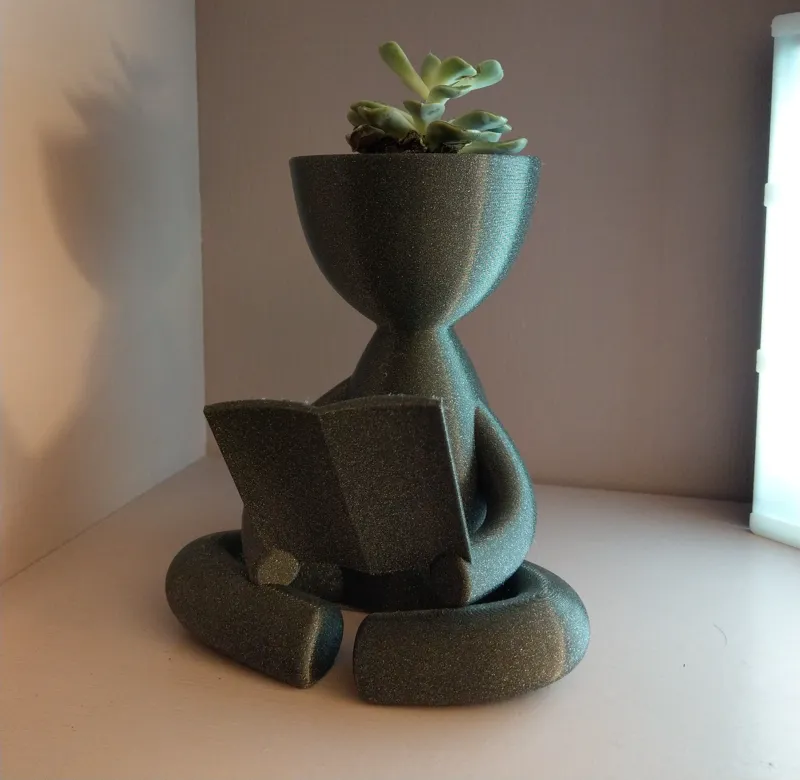Head Planter 11 Reading Book