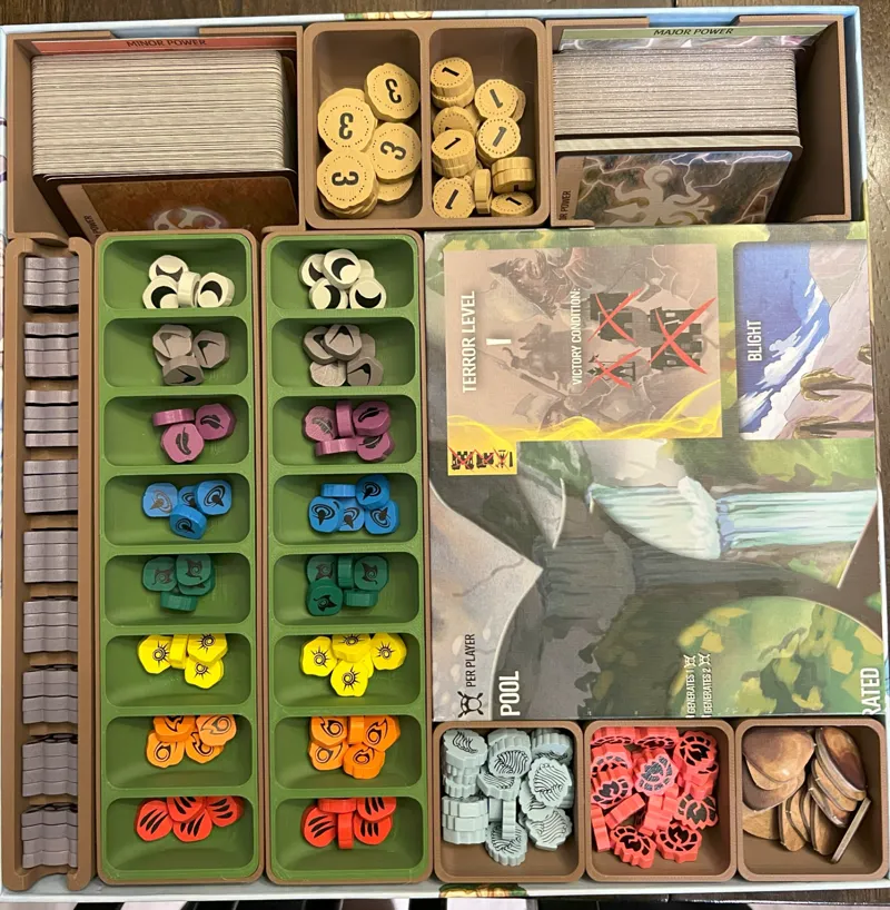 Spirit Island Insert / Organizer Remix (Base Through Nature Incarnate)