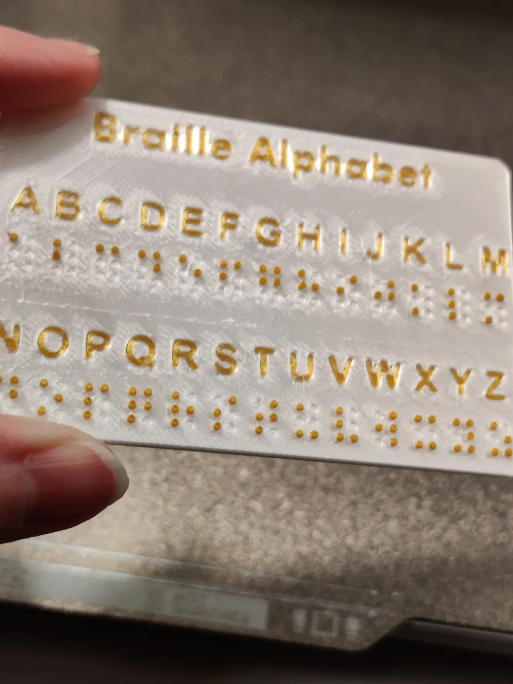 Braille Card by Bea Res MakerWorld