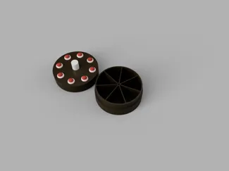 the cake is a lie - pill container