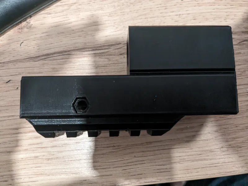 Airsoft Glock Mock Supressor (with rail underneath)