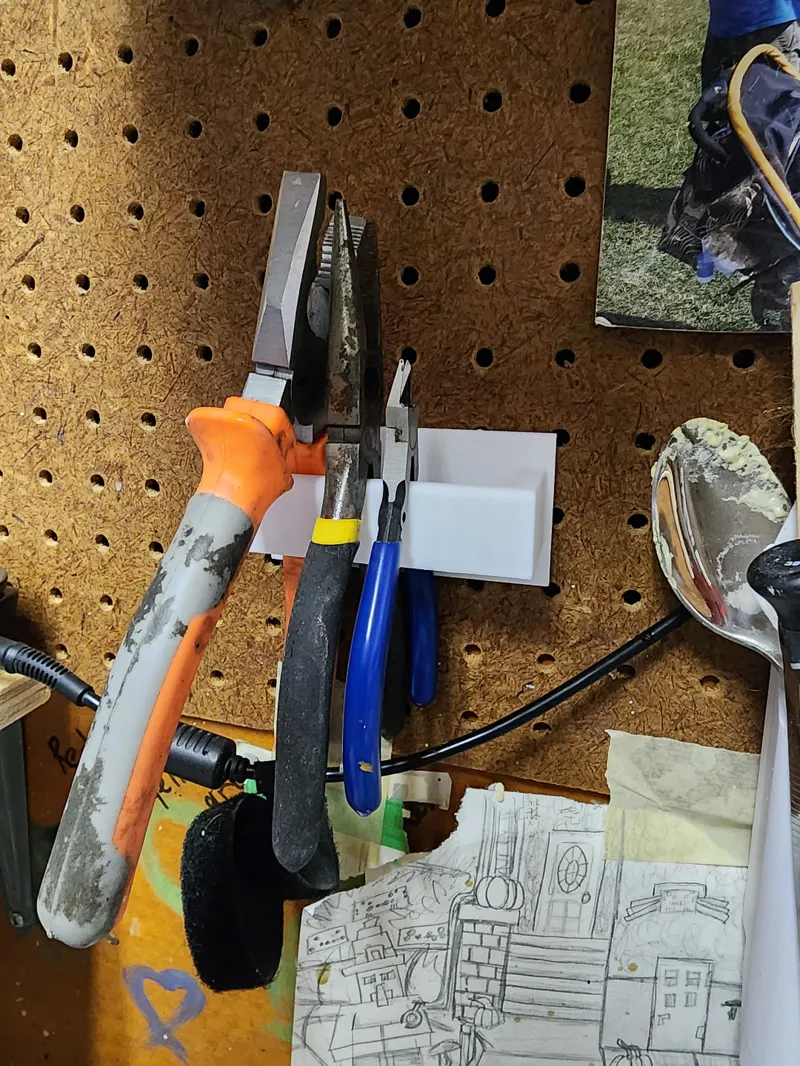 pegboard plyer rack