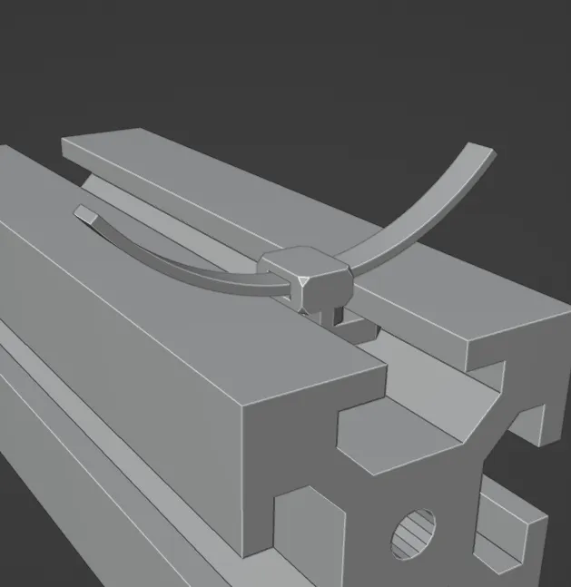 40x40mm cable tie T-Nut