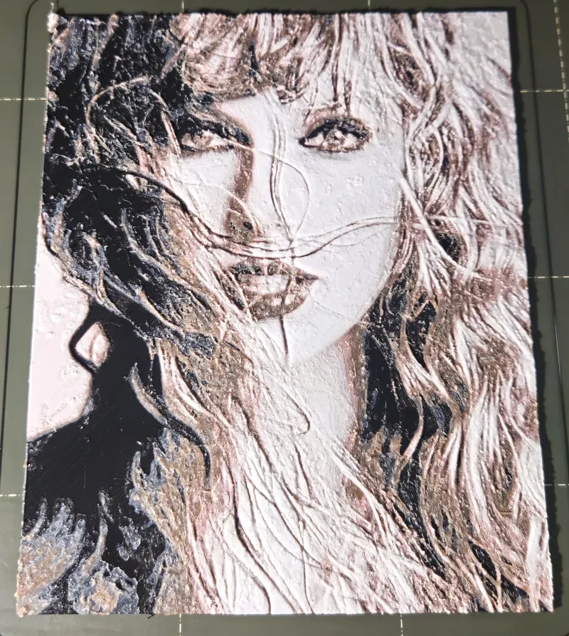 Taylor Swift Hueforge Painting "2023 Time Magazine Cover" 