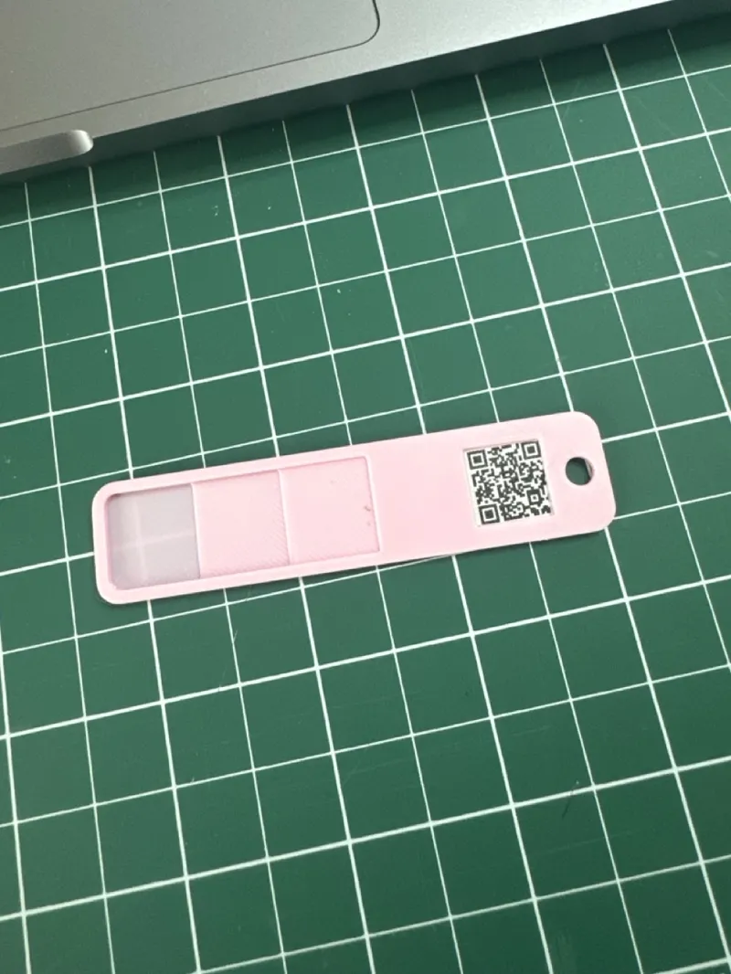 Filament Swatch with QR code