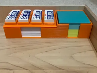 Sticky Note and Index Card Desk Insert