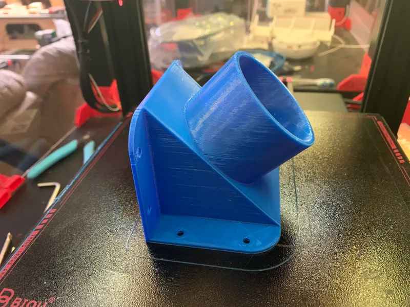 Dust Collection Port (v1.0) for DIY Router Table - designed for 2.5" hose from Vacmaster shop vac