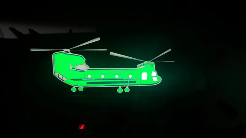 Chinook light box helikopter 